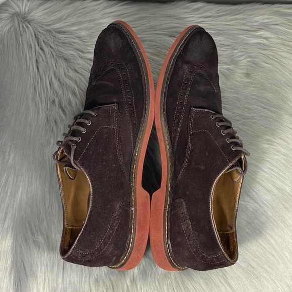 Cole Haan Men Franklin Wingtip Oxford Brown Shoes - Picture 5 of 7